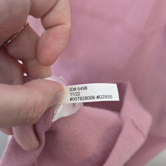 Express Pink Sweater Sheath Fitted Sleeveless Girly Midi Dress Size Medium - Picture 8 of 9